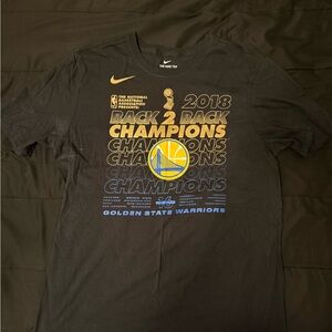 Nike Black Tee with Gold Accents